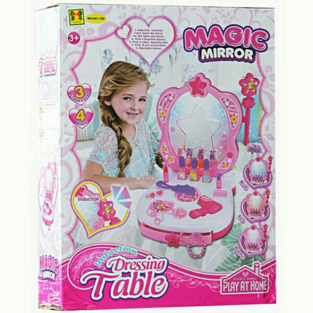 magic mirror ,meja rias anak perempuan