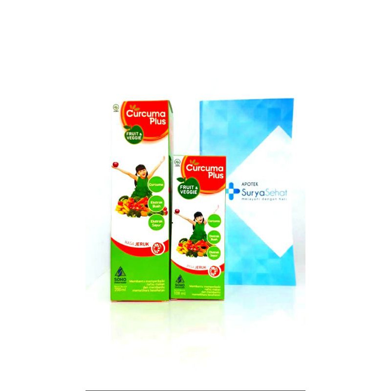 Curcuma Plus Fruit and Veggie 100 atau 200ml