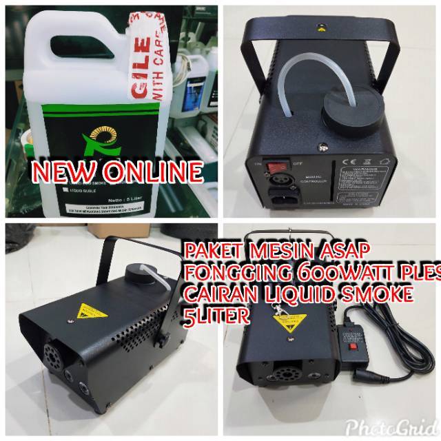 PAKET MESIN FOGGING 600WATT DENGAN CAIRAN LIQUID SMOKE DESINFEKTAN 5LITER