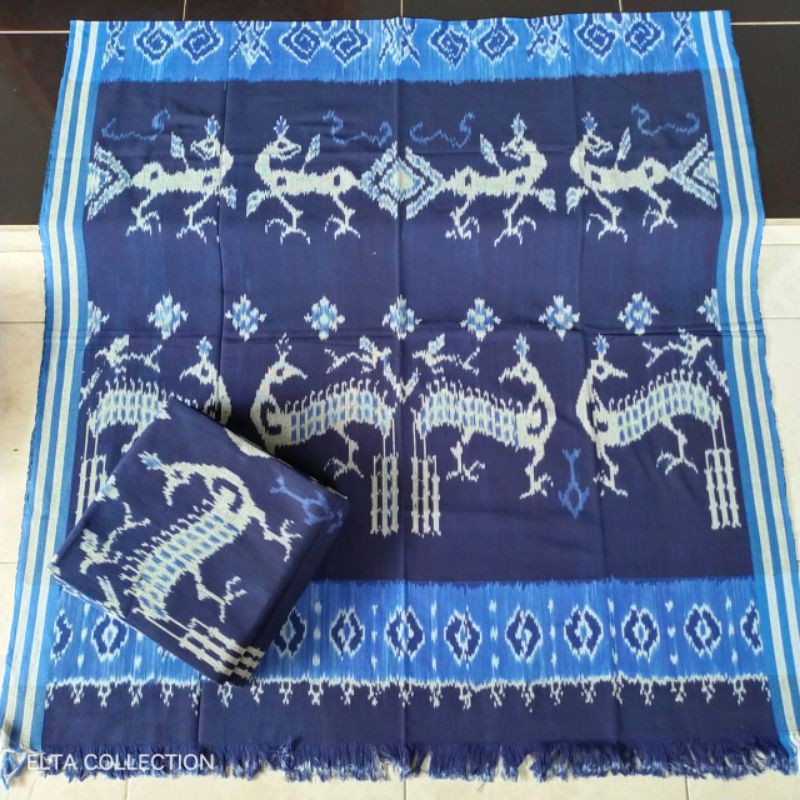 Kain tenun asmat / Kain blanket asmat / kain tenun motif hewan