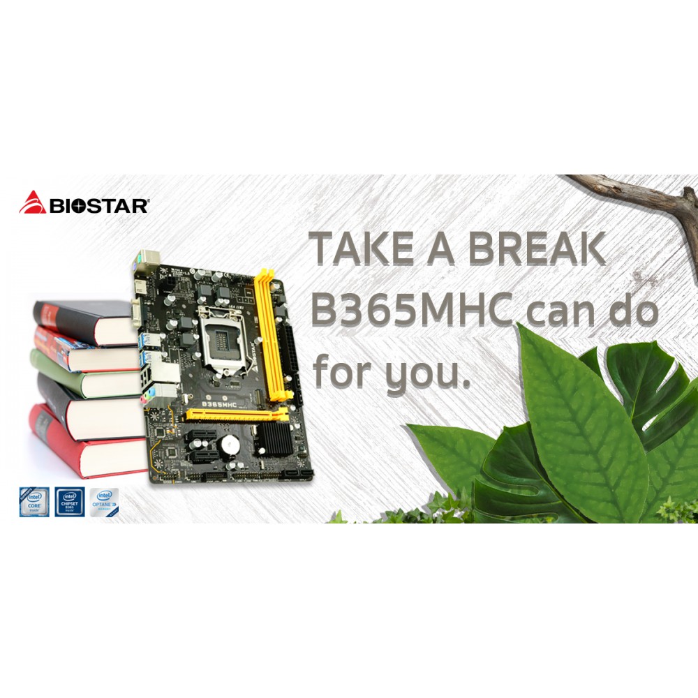 Motherboard Biostar b365mhc Micro Atx lga 1151 Intel b365 gen 8 9 ddr4 m.2 sata3 usb 3.1 - Mainboard Lga1151