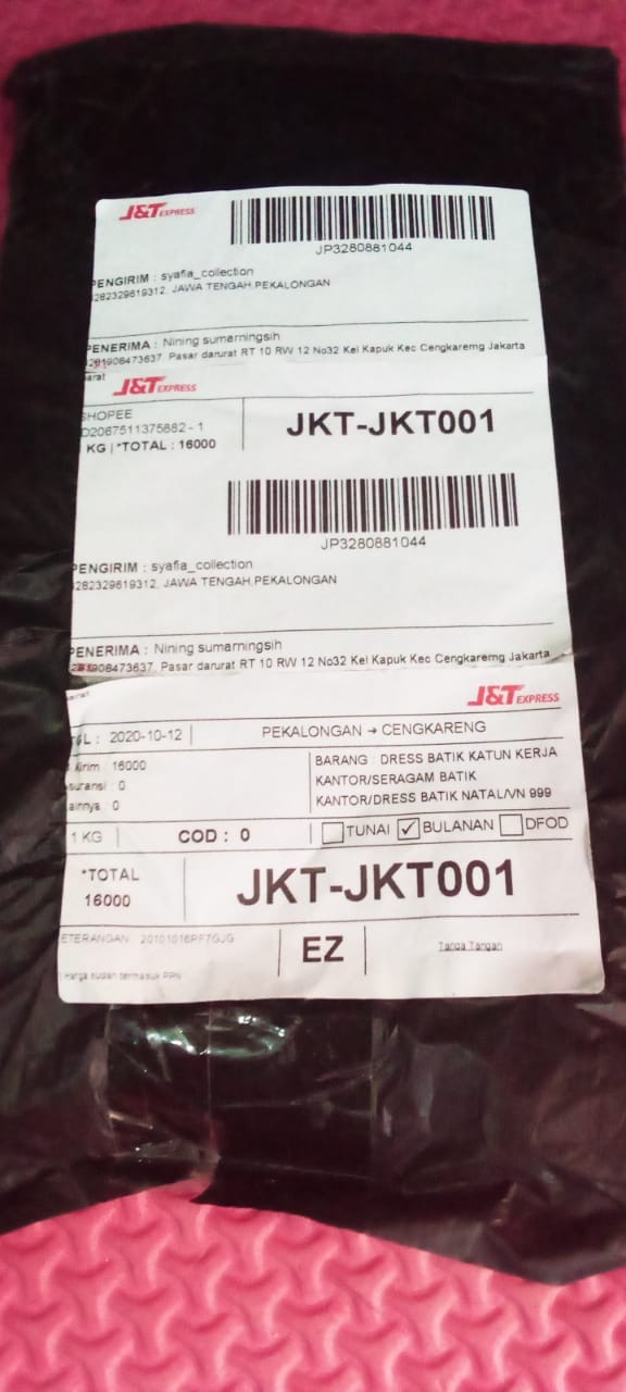 Tunik Batik Modern / Baju Batik Tunik Wanita / Cod M L Xl Xxl