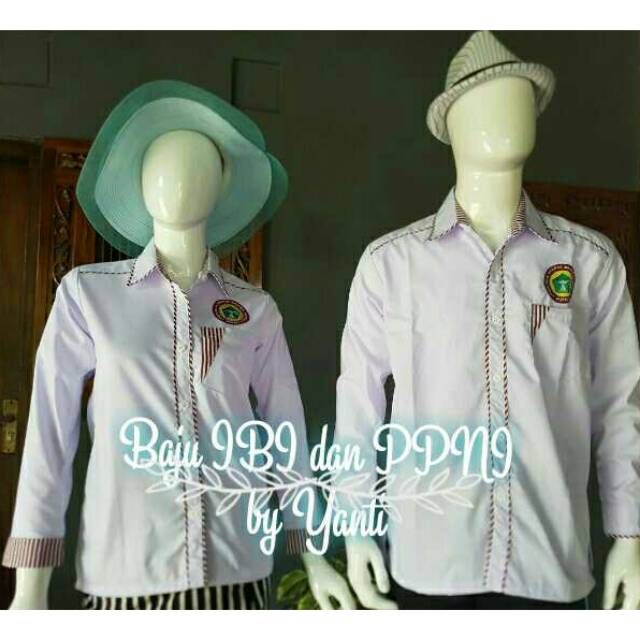 Sragam PPNI Putih / laki-laki/perempuan