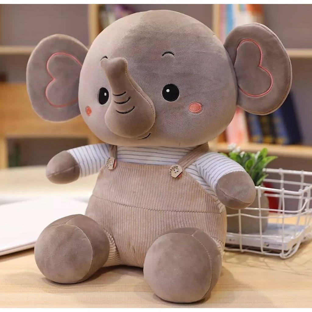 BONEKA GAJAH PAKE BAJU/BONEKA GAJAH IMUT