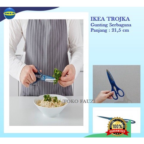 

Gunting Sayuran Gunting Serbaguna Blue / Gunting Dapur / Scissors Blue Ikeea Set