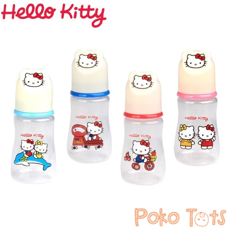 Hello Kitty Reguler Bottle 125ml With Silicone Nipple Botol Susu Standard Lusty Bunny