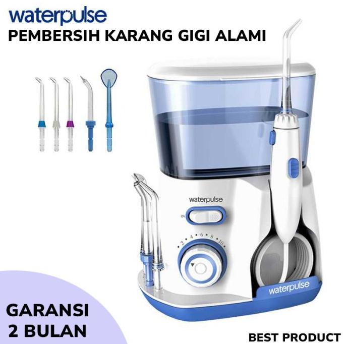 Jual Pembersih Karang Gigi Alami Waterpulse Dental Flosser Elektrik ...