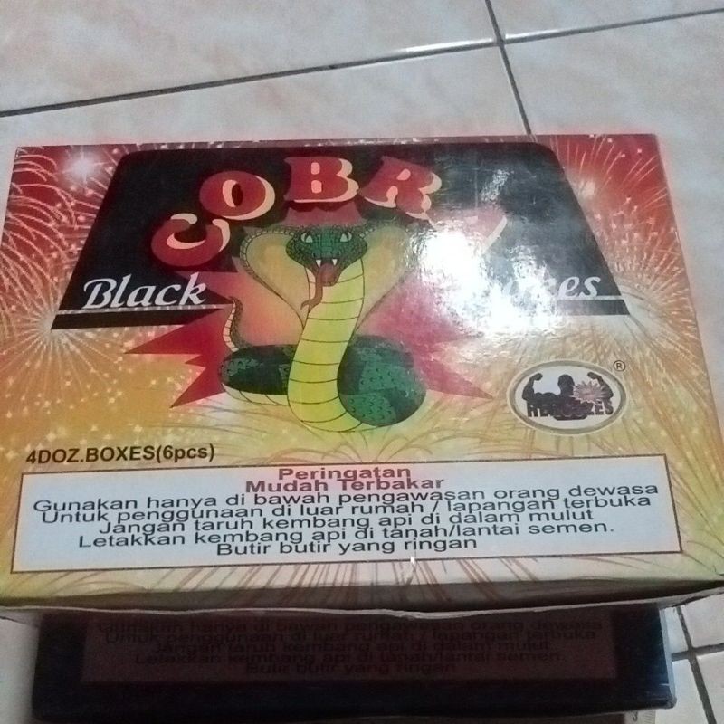 

cobra black snake per dus isi 48 box