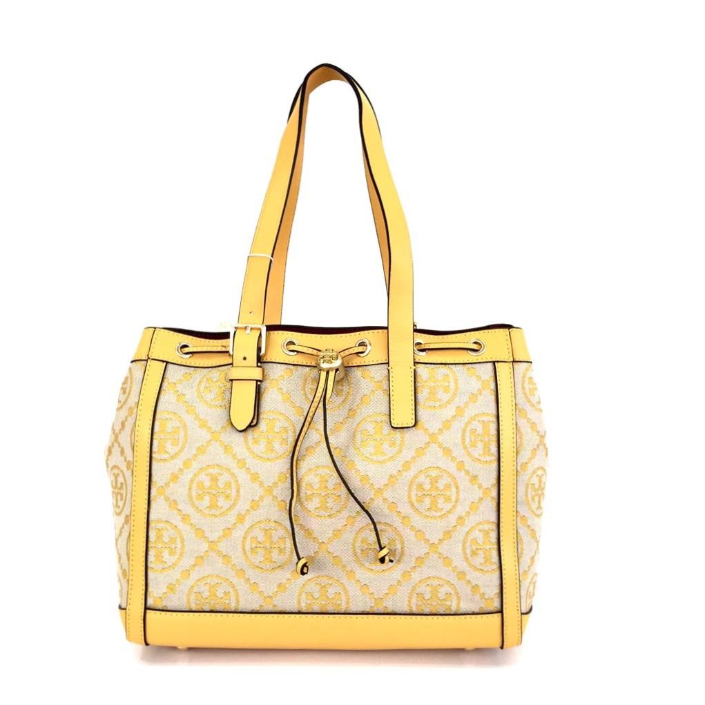 TORY BURCH T Monogram Jacquard Tote Bag