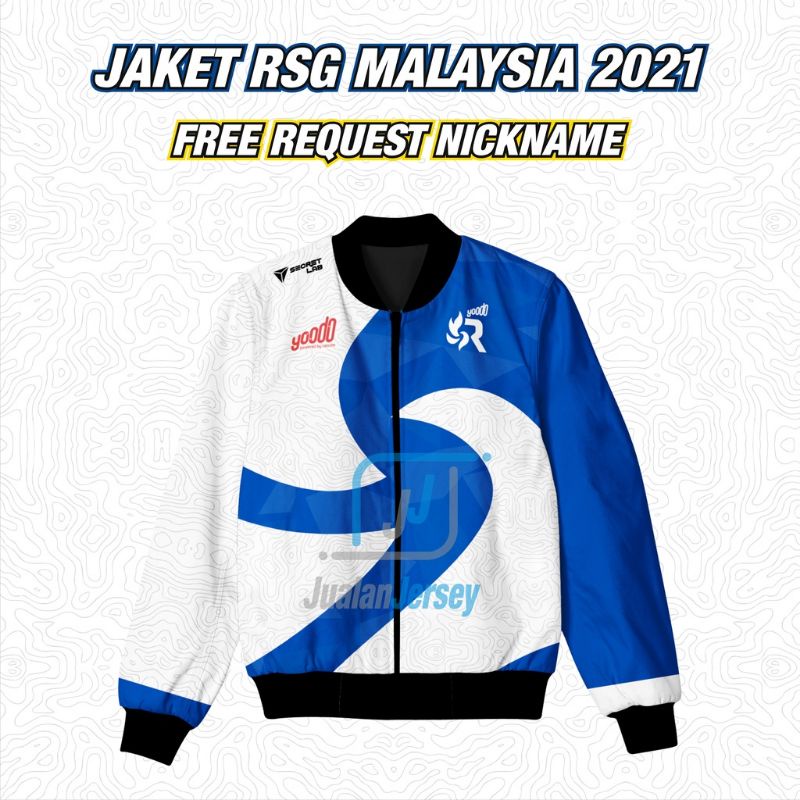 JAKET RSG ESPORT MALAYSIA  FREE REQUEST NICKNAME