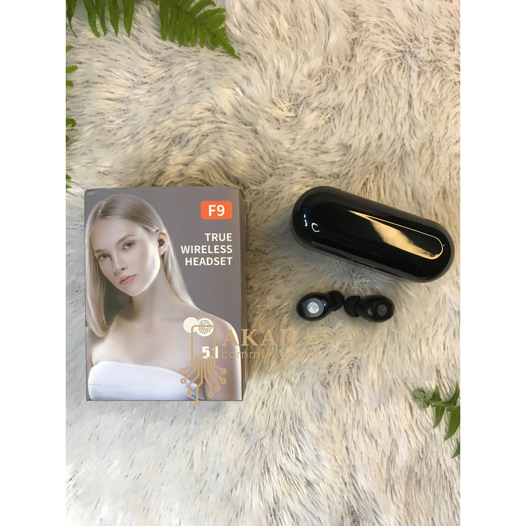 Earbuds Bluetooth 5.0 TWS F9 Earphone Wireless Touch LED Display Headset Handsfree-5