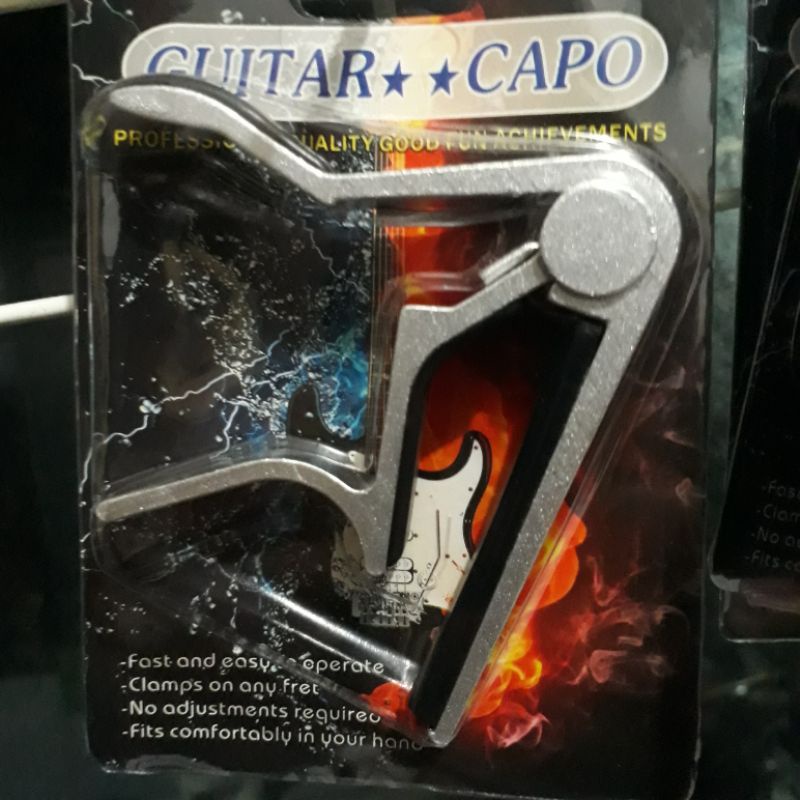 Capo Gitar Akustik Bahan Besi Aloy Alumunium