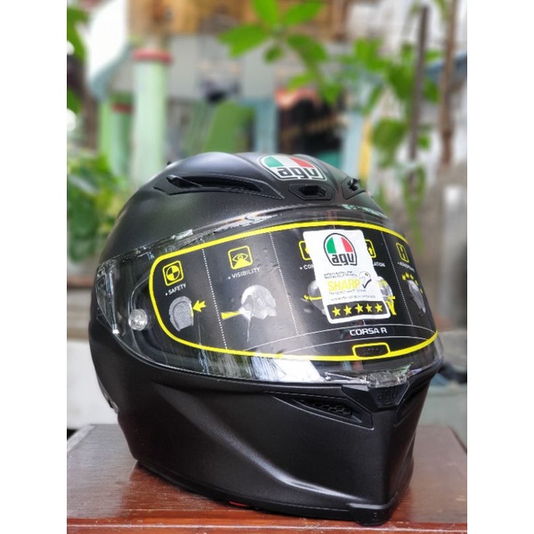 AGV CORSA R BLACK MATTE