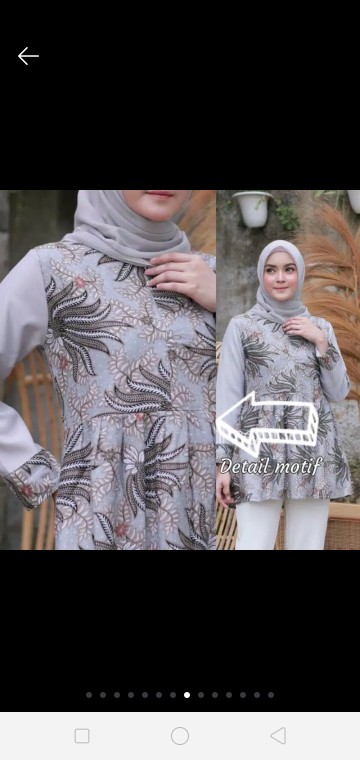 Atasan Batik Wanita Ppbtk07 Modern Batik Murah Cassual Atasanbatik Wanitabatik /atasanwanita...