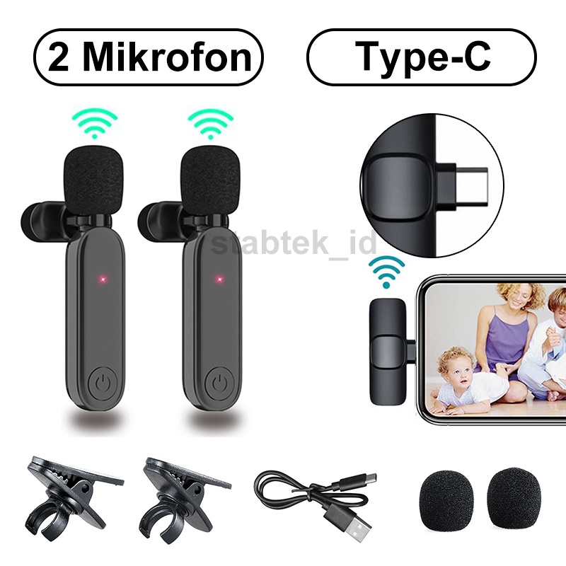 Jual Microphone Clip On Wireless Mikrofon Mic Clip On Mic Wireless