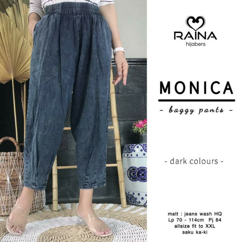 celana Baggy jeans wanita terbaru Ikado Baggy pants