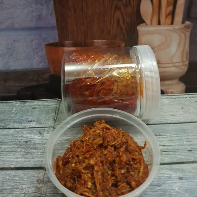 

sambel ayam suwir teri