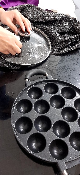 Cetakan Takoyaki 19 Lubang Lebih Banyak Panci Anti Lengket Paling Laris