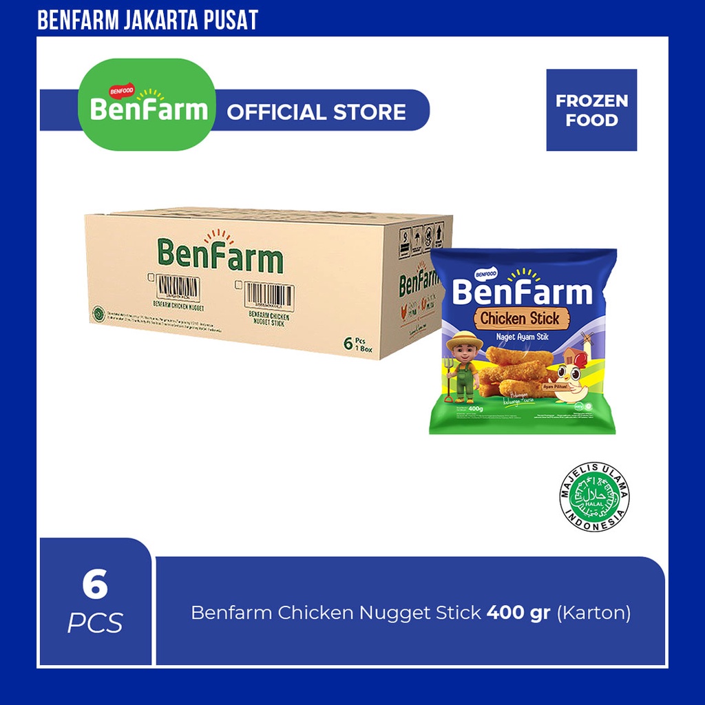 

Benfarm Chicken Nugget Stick 400gr (Karton)