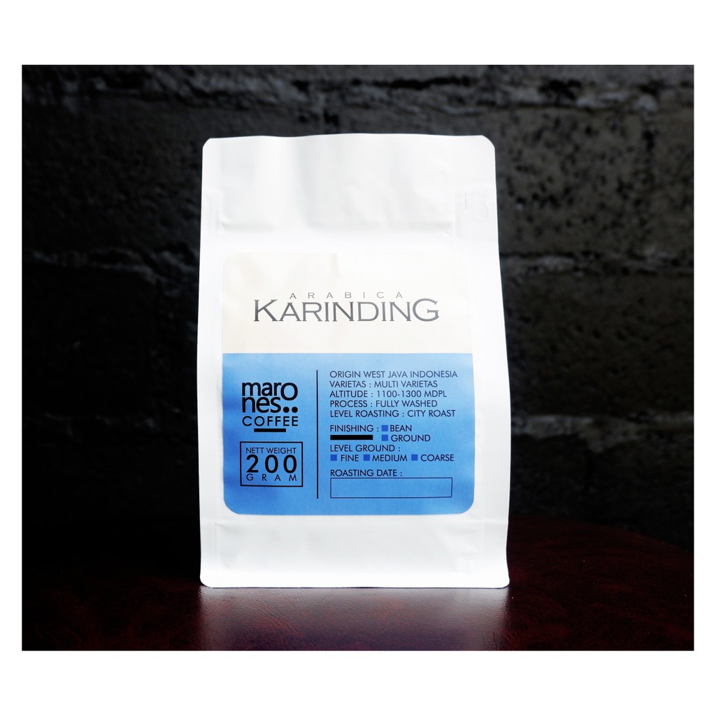 

KOPI ARABICA KARINDING MARONES BLEND
