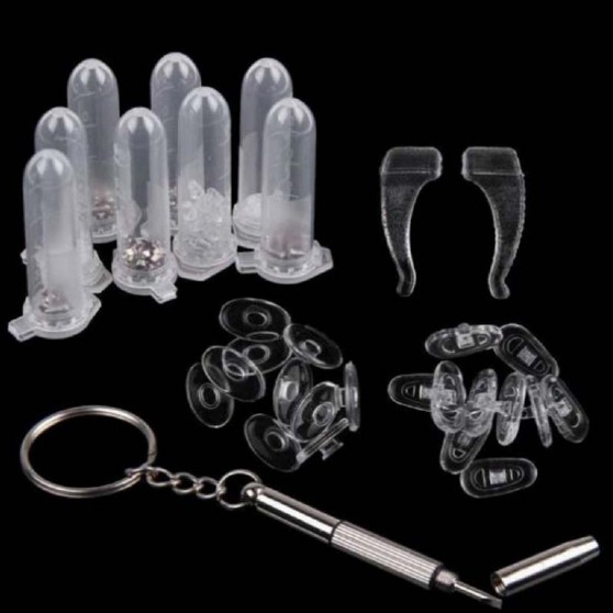 Set Sekrup Dan Mur Bahan Stainless Steel Untuk Alat Perbaikan Kacamata