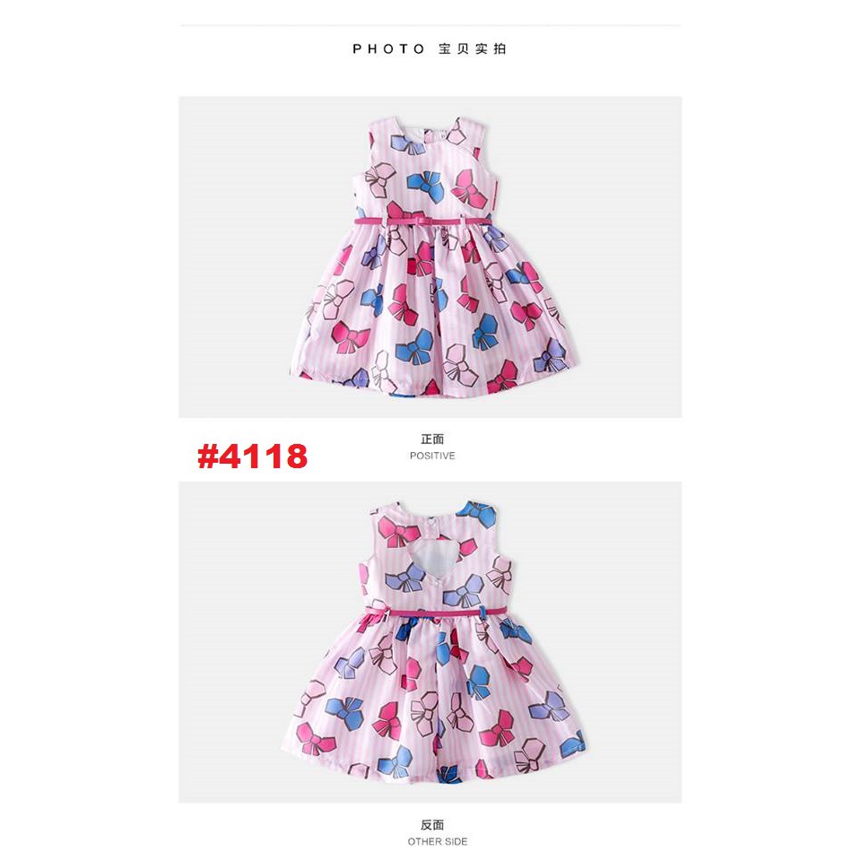 DRESS ANAK IMPORT PINK (IVVH)