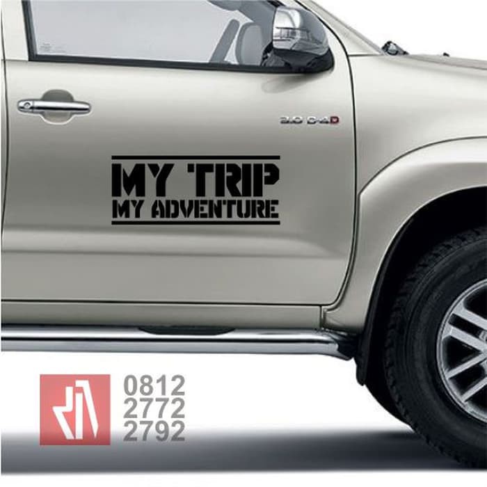 

Diskon cutting sticker MTMA My Trip My Adventure 60cm, variasi stiker Promo