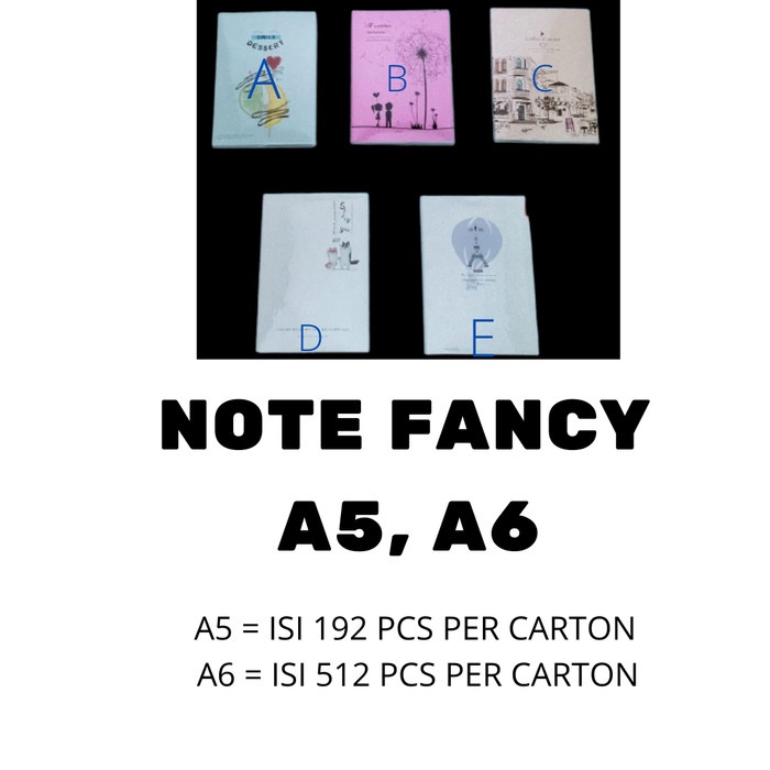

Eklusif Note Book Fancy A5 Gilaa!!!