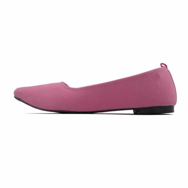 Big Sale] Flat Shoes F01 Wanita Polos