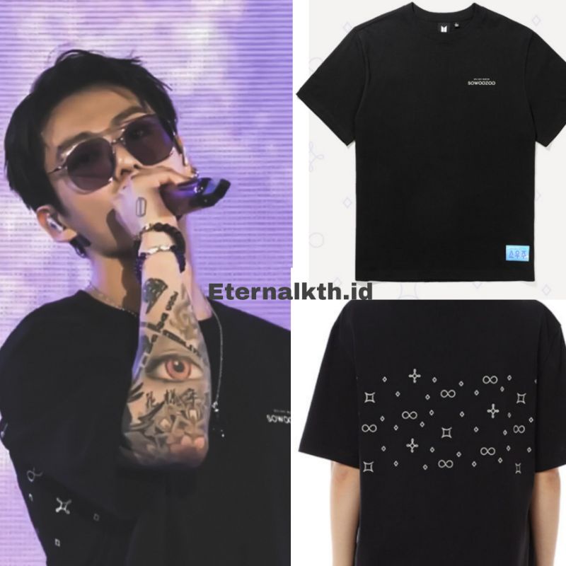 T-shirt Soowoozoo Raglan BTS Muster 2021 Concert BTS zipper Bts merch konser