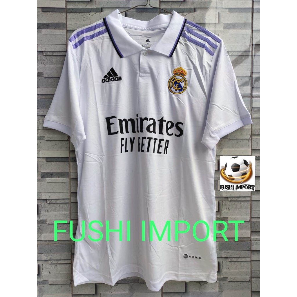 Jersey Baju Bola Madrid Home 2022 2023 Grade Ori