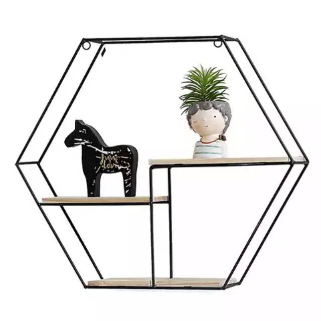 Rak dinding /rak dinding tanaman /rak dinding besi 48cm