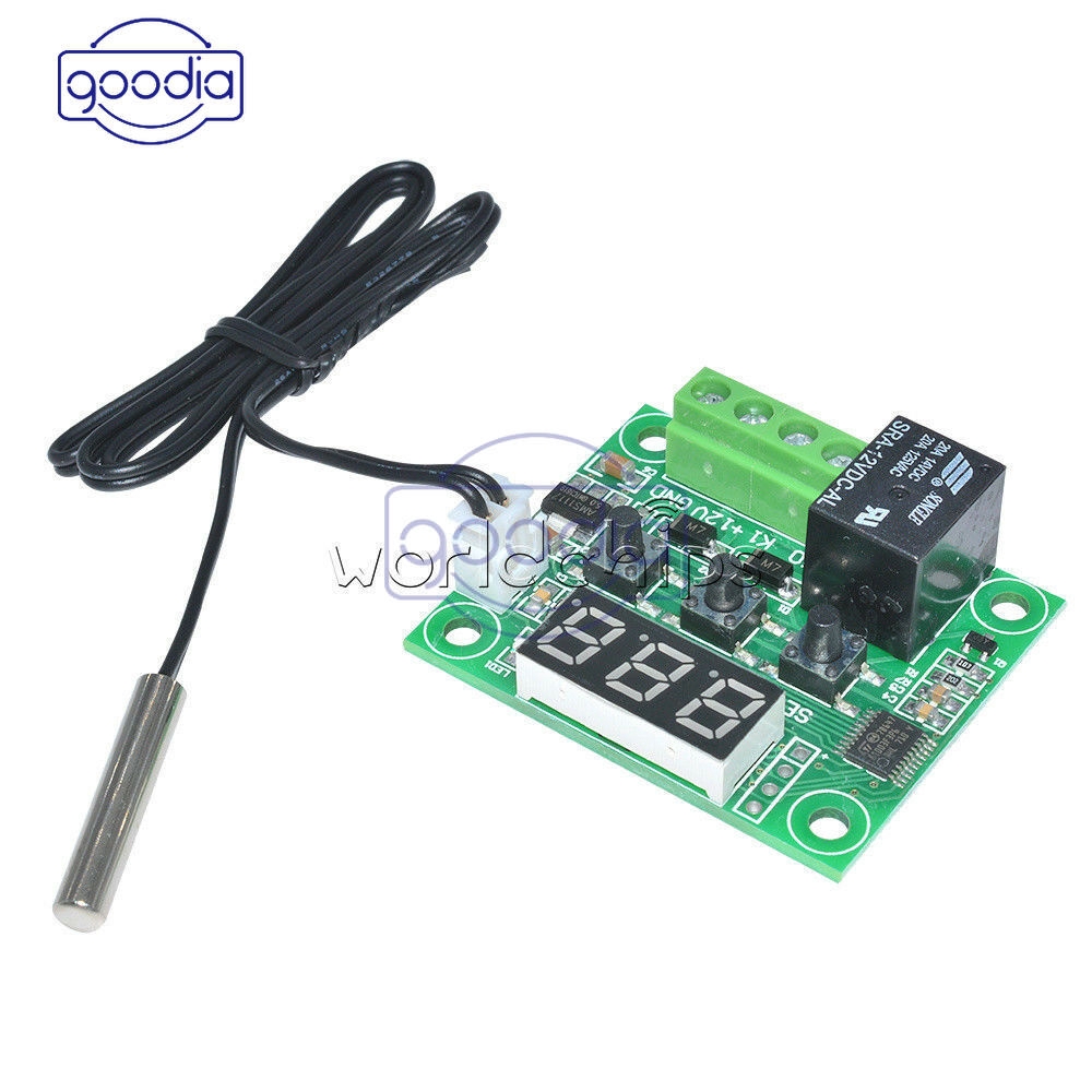 ✈【Fast/COD】✈ -50-110°C W1209 12V Digital thermostat Temperature Control Switch sensor Module