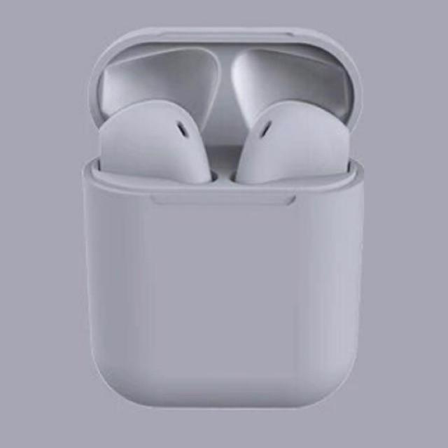 Inpods 12 Headset Bluetooth 5.0 Wireless Earphones Inpods12 Macaron Can Rename-Gray