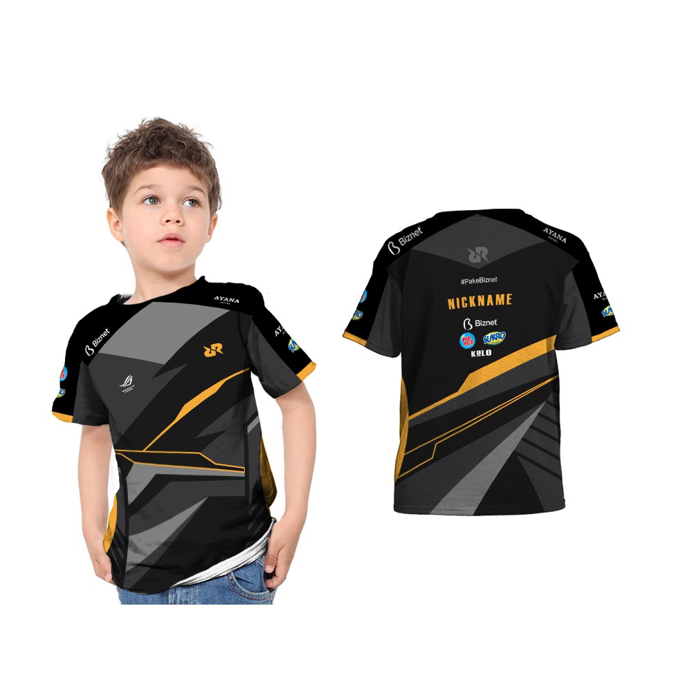 Kaos Jersey Anak ALTER EGO 2020 Esport Gaming Free Nickname Premium