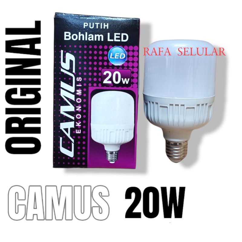 Lampu LED 20W Putih Terang Camus Kapsul 20 Watt Bergaransi