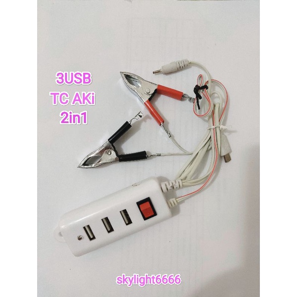 T/c Aki 3USB 2in1 Returan/Rusak