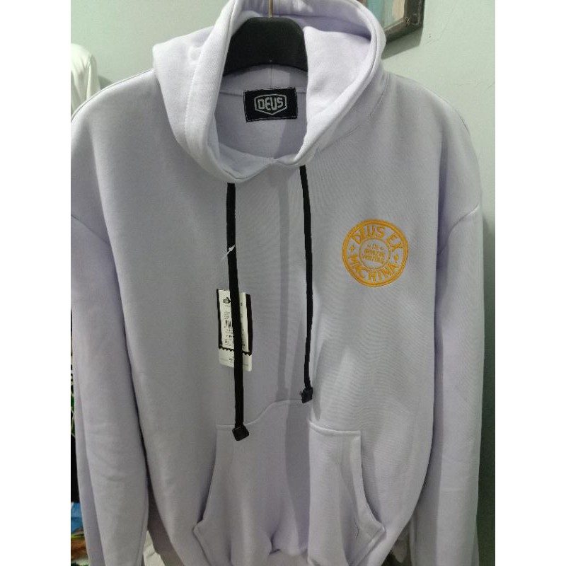 Jaket Hoodie Premium Original New 1:1 Full Tag Bordir Deus