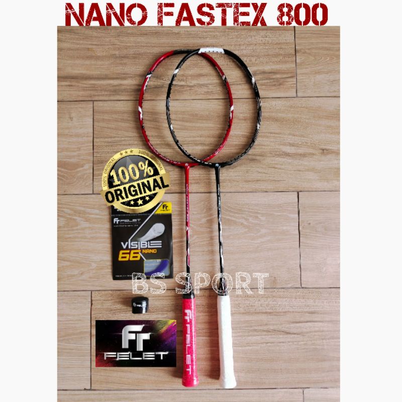 RAKET BADMINTON FELET NANO FASTEX 800 ORIGINAL