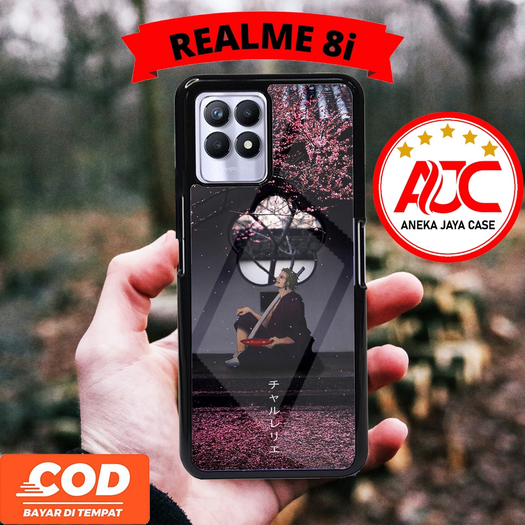Case REALME 8i Casing REALME 8i Motif ZORO Aneka case Casing aero Sofcase Case hp Casing hp Case ani