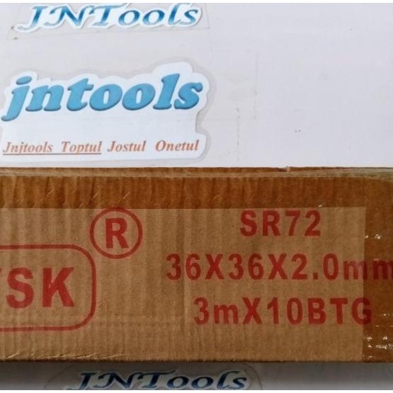 ✶ Besi Siku Lubang 1 Meter YSK ▲