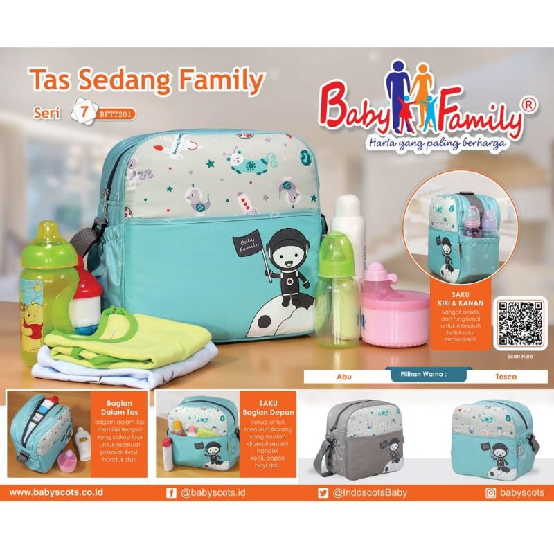 Baby Family Tas Sedang Seri 7 BFT7201 - Tas Perlengkapan Bayi