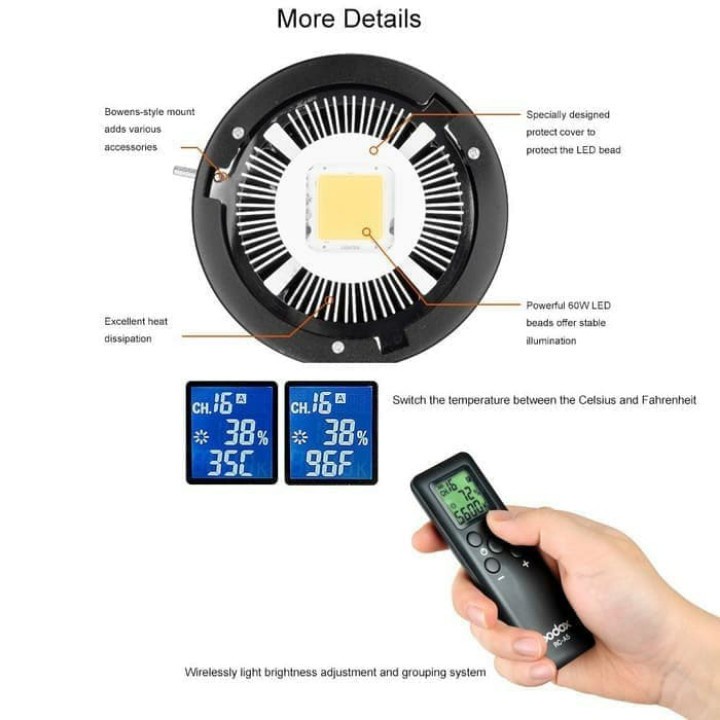 LED Continious Video Light SLB-60W Godox