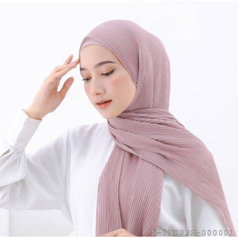 HIJAB WANITA PASHMINA PLISKET FULL HYGET VYLI-046Variasi：RANDOM WARNA, HITAM, NAVY, ABU DARK GREY, M