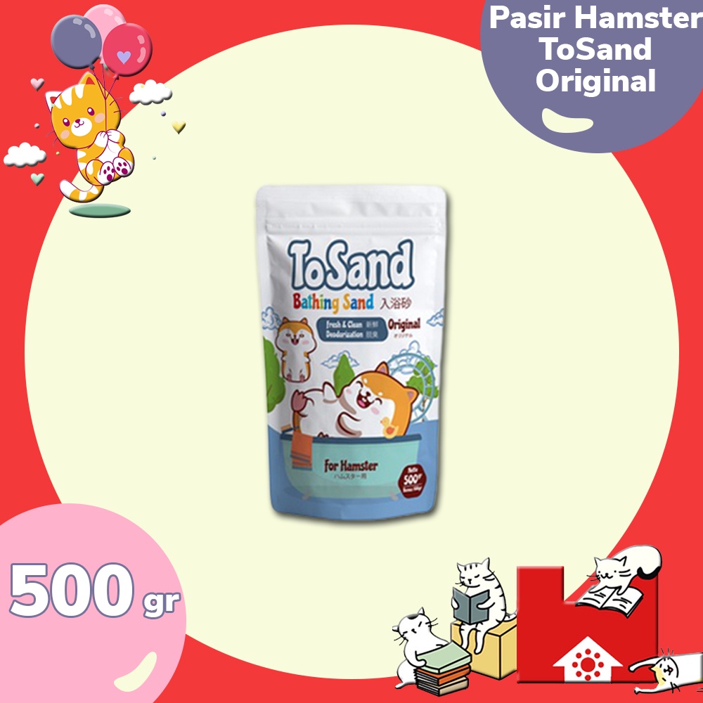 Pasir Mandi Hamster Tosand Bathing Sand 500 gr