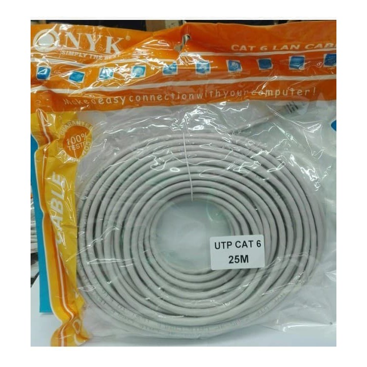 KABEL LAN NYK CAT 6 25 M