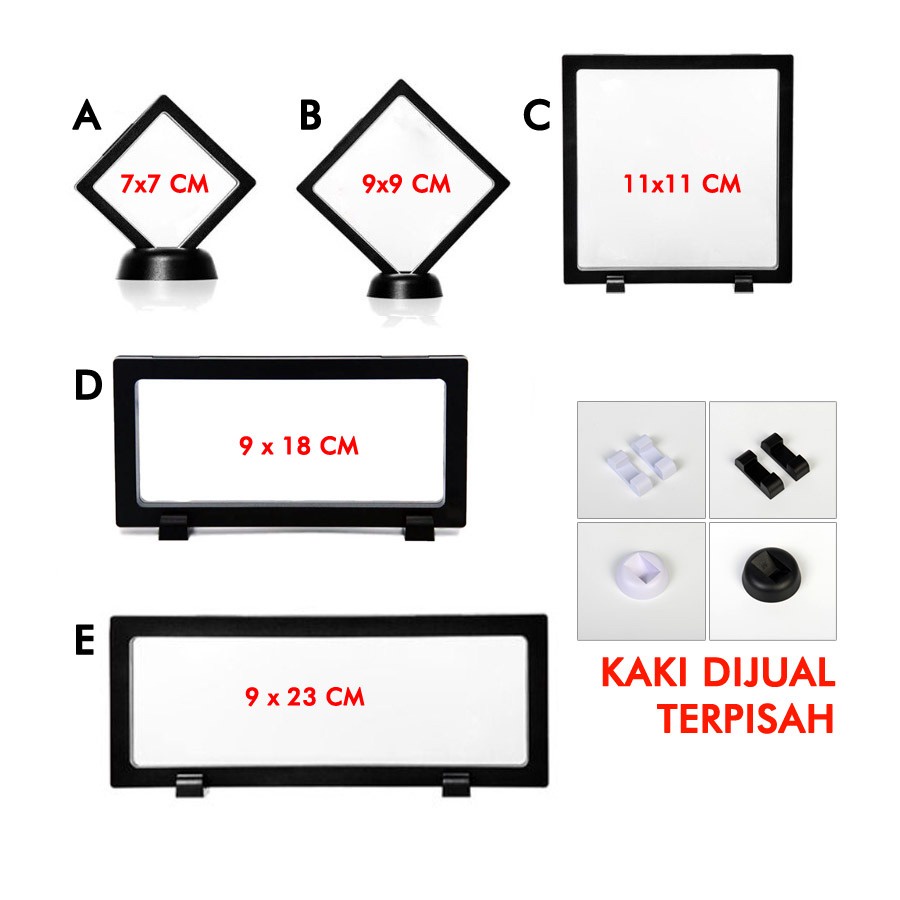 Jewelry Display - Floating Coin Holder / kotak Pajangan Perhiasan