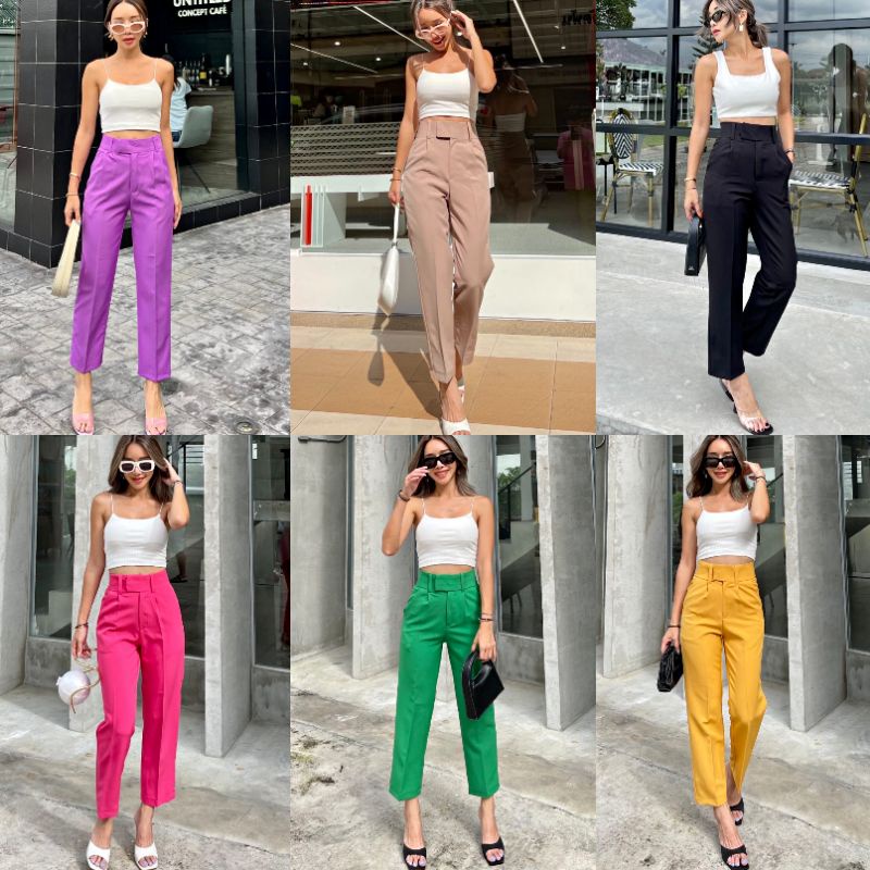 (LABEL BANGKOK MEDAN)READY NEW CELANA PROMTHONG HW STRAP 7/9 PROMTHONG PART 1 IMPORT BANGKOK FASHION