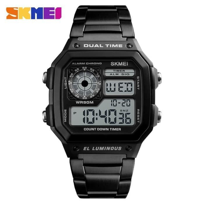 jam tangan pria Dual time SKMEI