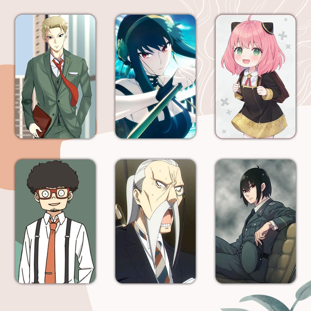 Photocard Foto Anime Jepang Spy X Family Photo Idola